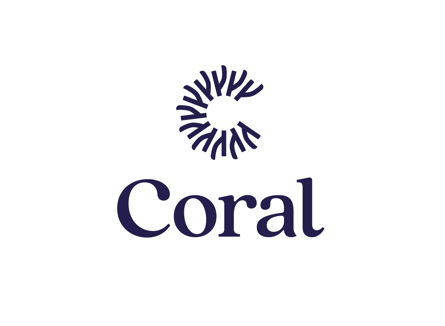 Logo design for Coral community space by Juno College in Toronto